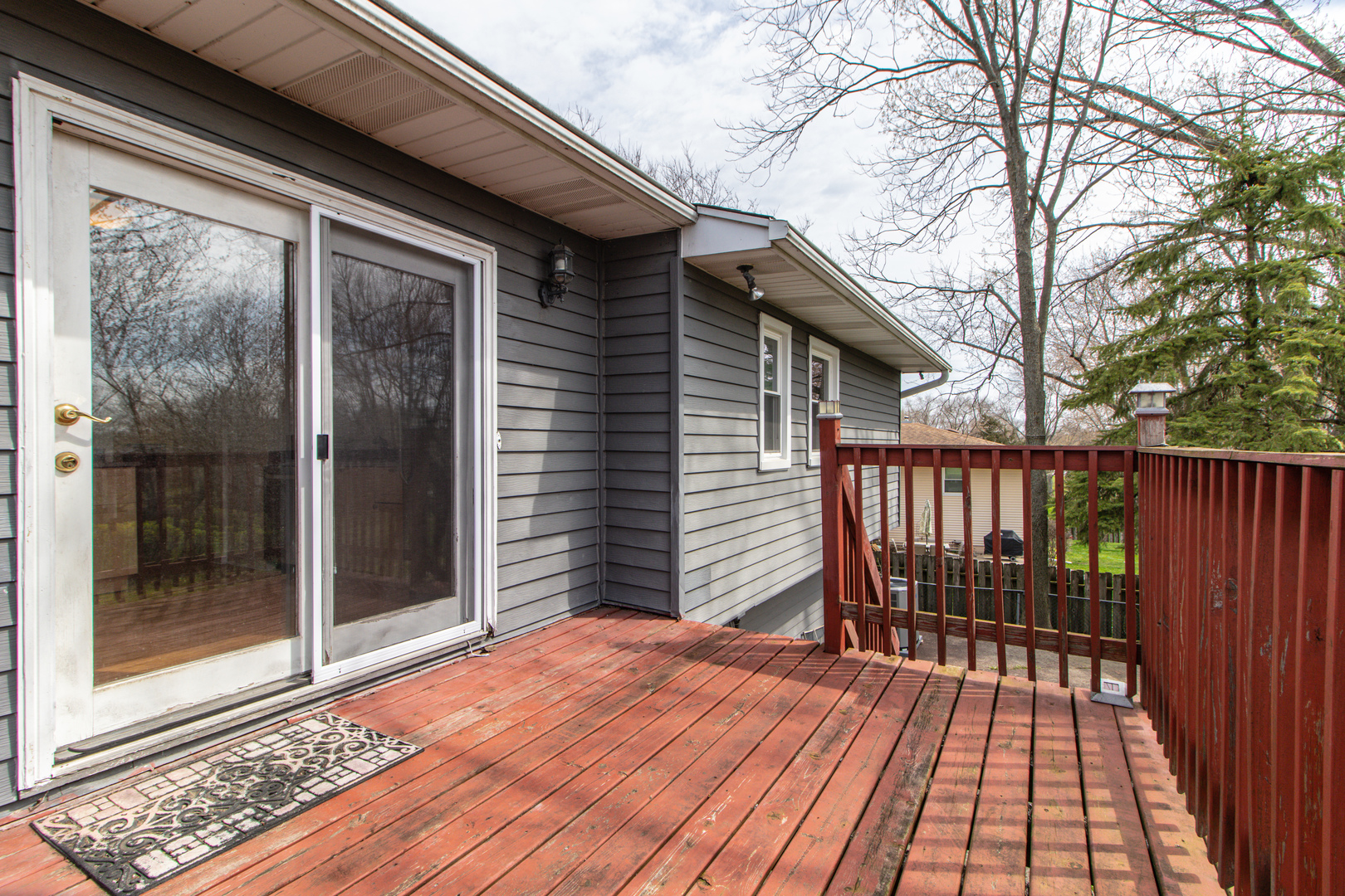 825 Freeman Road Hoffman Estates, IL 60192 - Photo 24 of 30 a view of outdoor space with deck and furniture