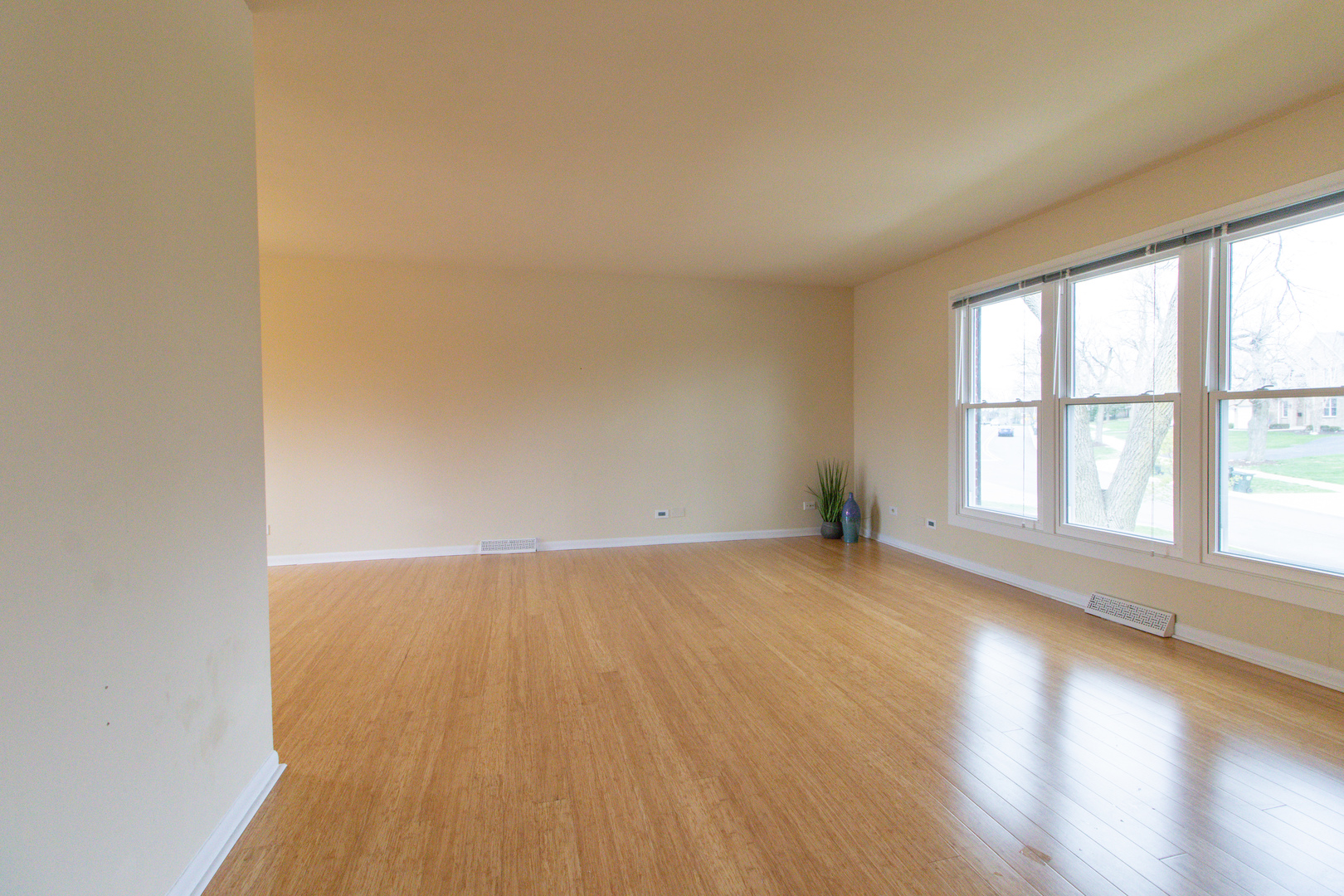 825 Freeman Road Hoffman Estates, IL 60192 - Photo 4 of 30 an empty room with wooden floor and windows