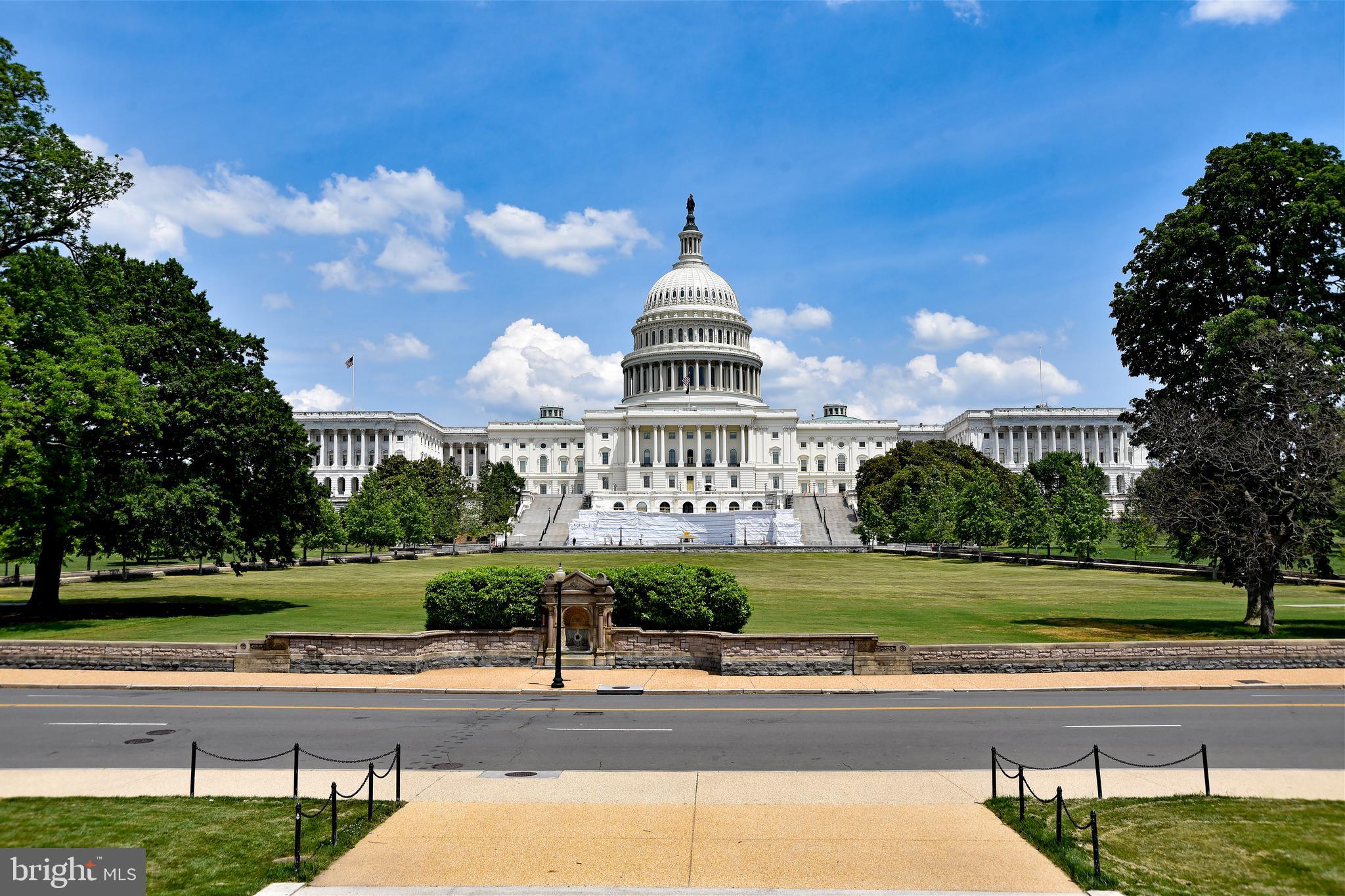 1643 Montello Avenue Northeast, Unit 4 Washington, DC 20002 - Photo 30 of 30 a view of a house with a big yard and potted plants