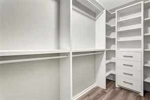 6814 Dumble Street, Unit B Houston, TX 77021 - Photo 15 of 22 a view of an empty walk in closet