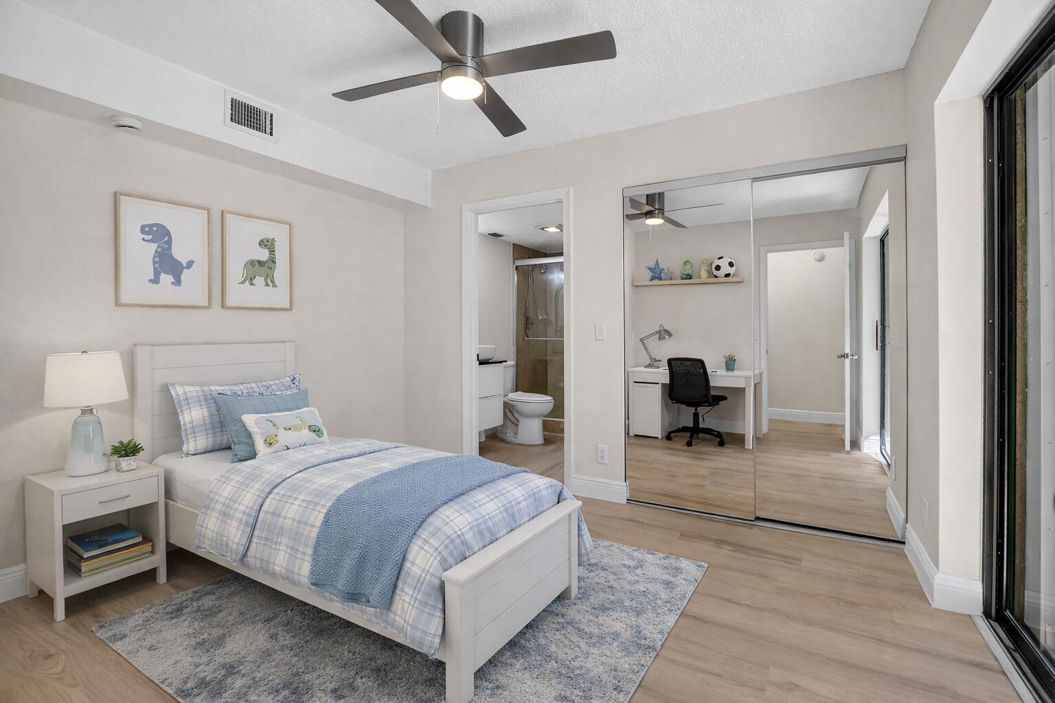 22958 Oxford Place, Unit D Boca Raton, FL 33433 - Photo 36 of 54 2nd bedroom staging