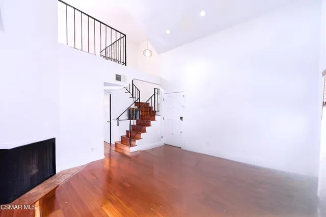 a view of entryway with stairs