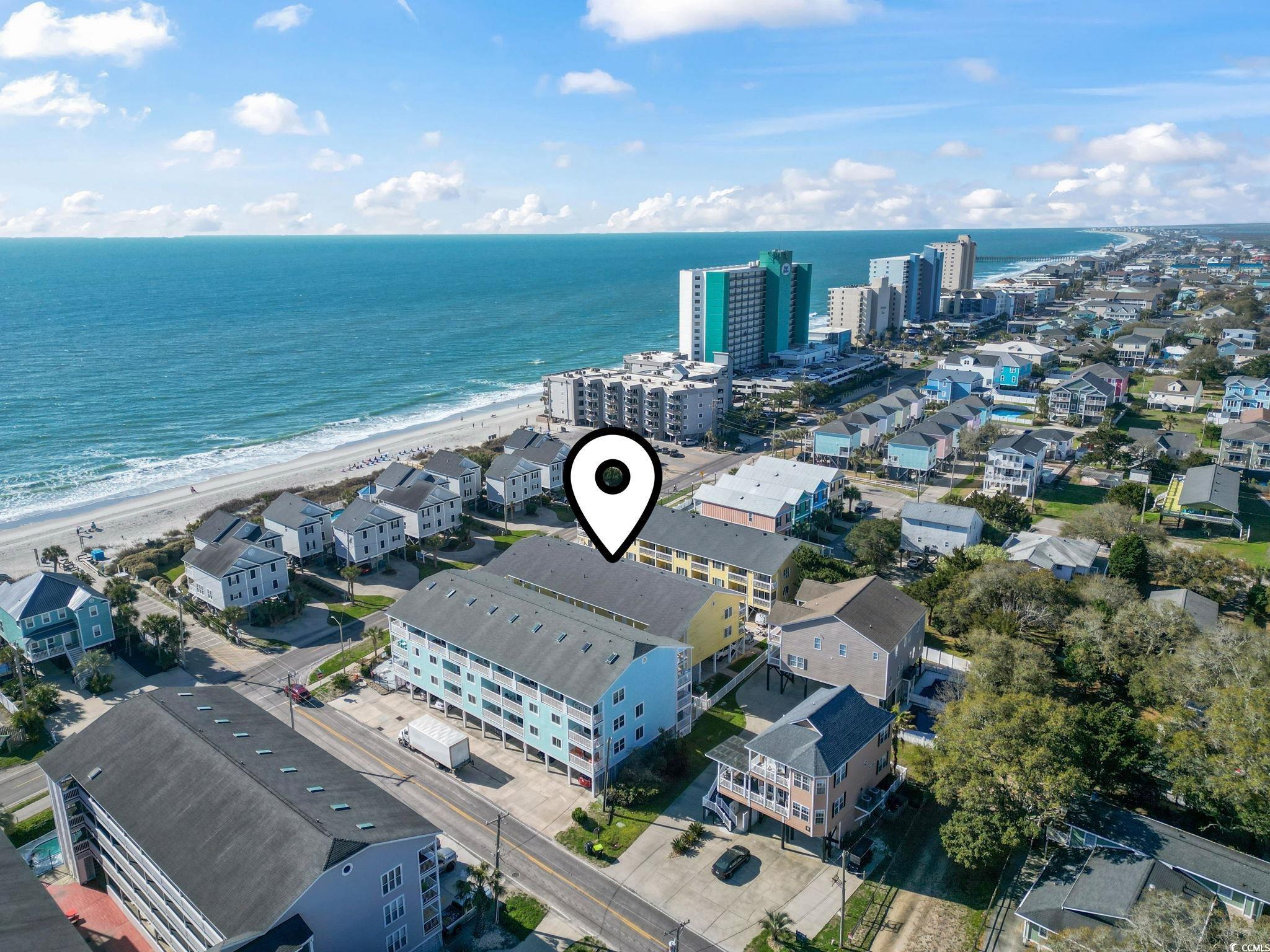 1425 North Waccamaw Drive, Unit 123 Murrells Inlet, SC 29576 - Photo 31 of 39 View of urban area featuring expansive coastline and nearby suburban area