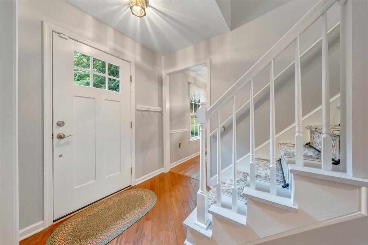 3608 Jae Valley Road Roanoke, VA 24014 - Photo 5 of 51 a view of entryway and hall with wooden floor