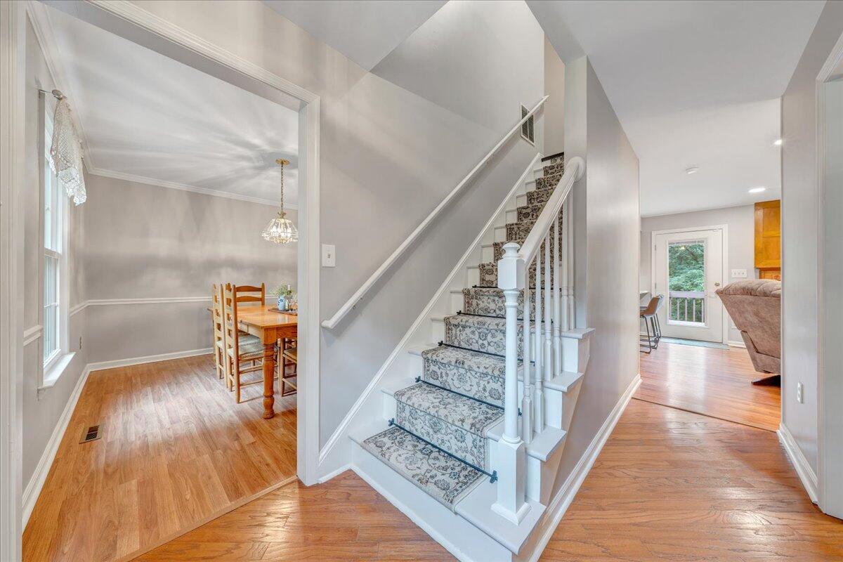 3608 Jae Valley Road Roanoke, VA 24014 - Photo 47 of 51 a view of entryway and hall with wooden floor