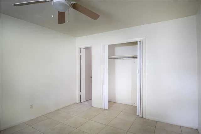 a view of an empty room