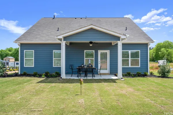 a view of a house with patio