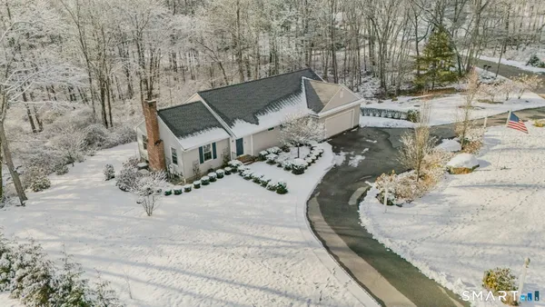 a view of a backyard of a house