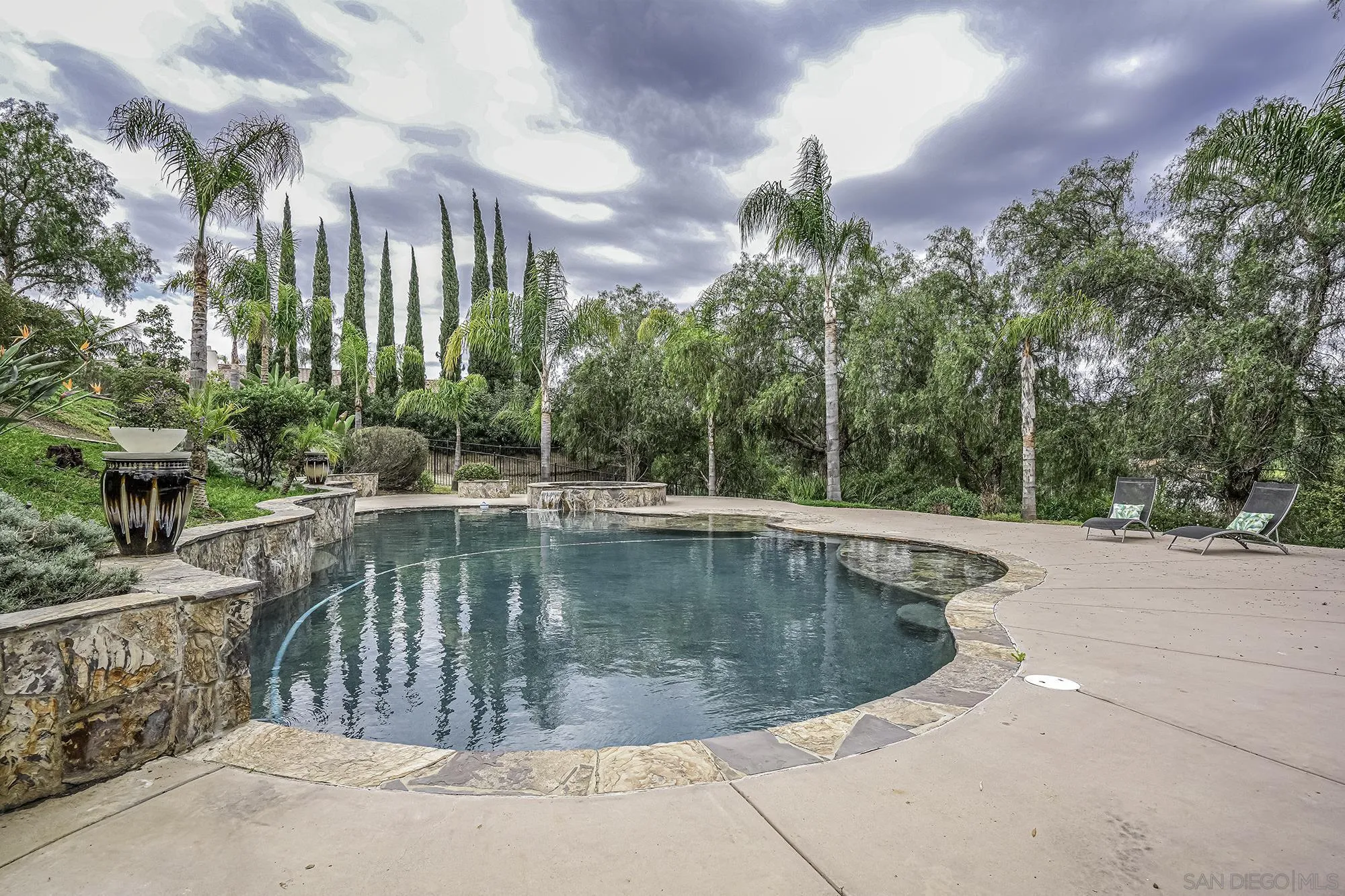 3737 Keri Way Fallbrook, CA 92028 - Photo 32 of 43 a view of a swimming pool with a patio