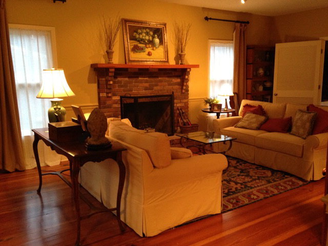 1872 Wood Valley Road Macon, GA 31211 - Photo 4 of 28 a living room with furniture and a fireplace