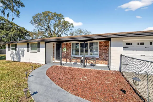 front view of house with patio