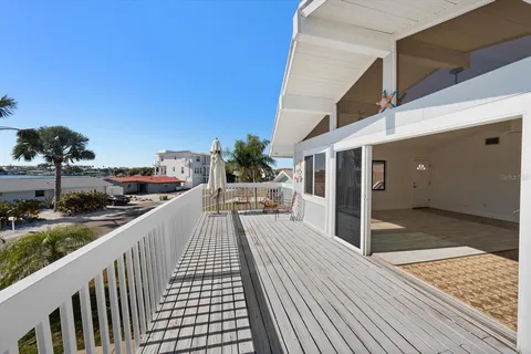 a view of a balcony