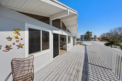 a view of a house with a deck