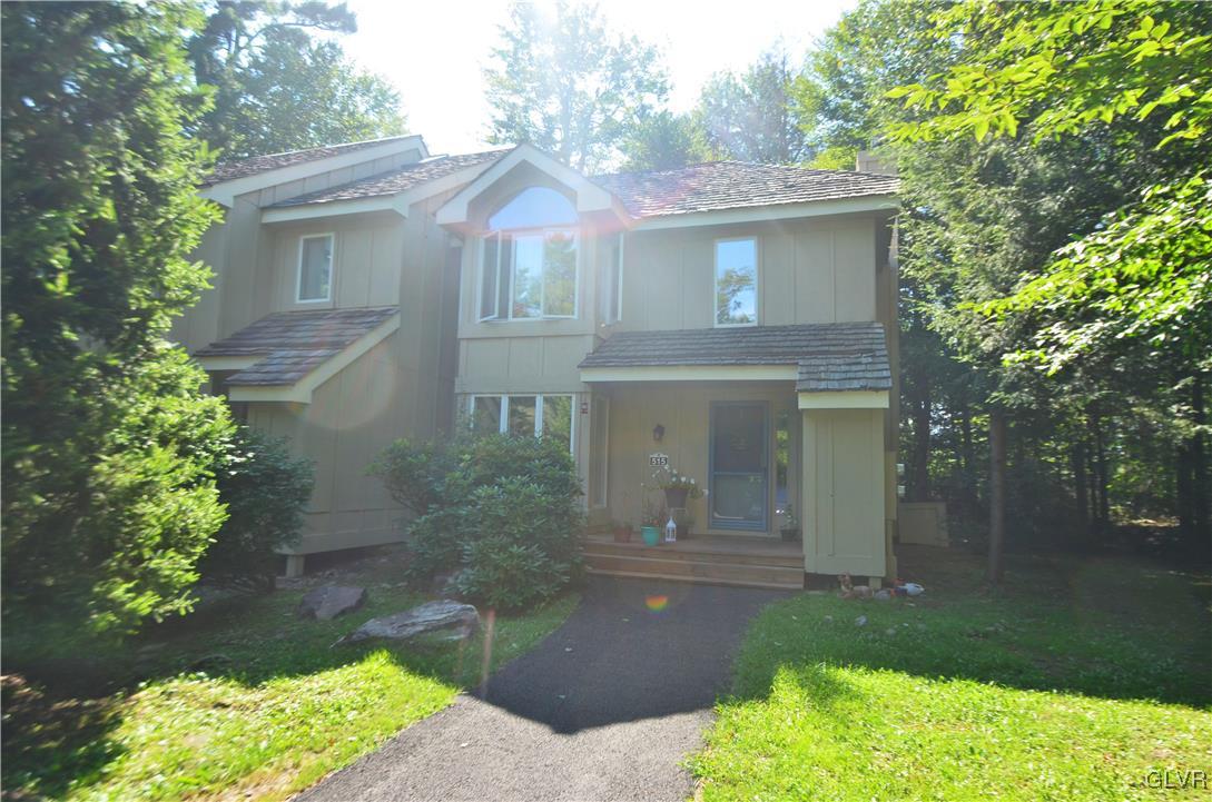 515 Rondaxe Lane Pocono Pines, PA 18350 - Photo 8 of 8 a front view of a house with garden