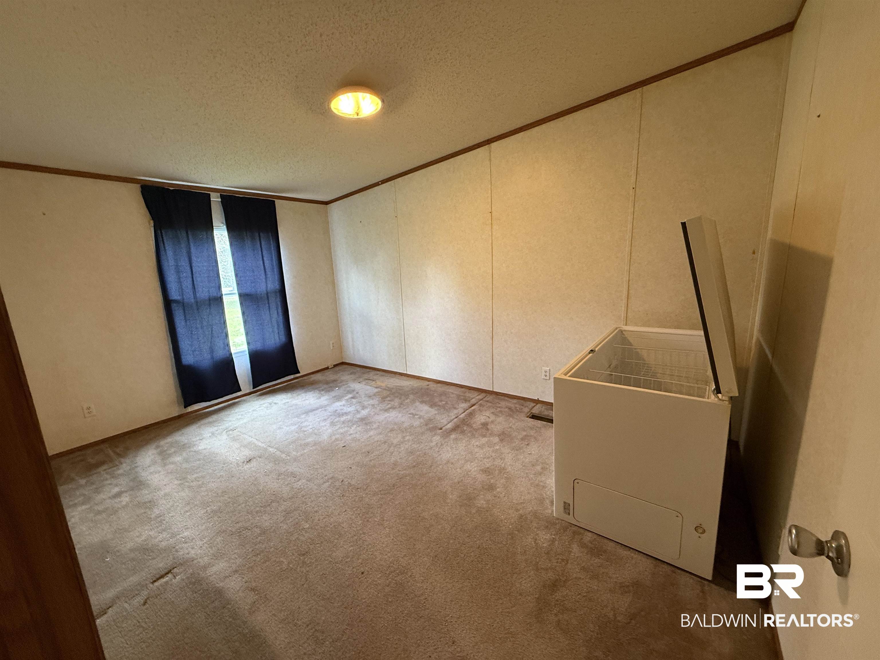 14402 County Road 55 Foley, AL 36535 - Photo 15 of 20 Unfurnished room with ornamental molding, light carpet, and a textured ceiling