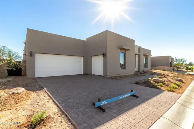 a backyard of a house