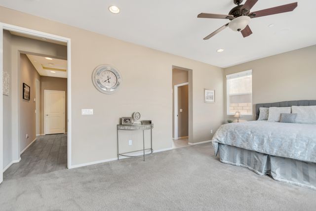 an aerial view of a house with a ocean view
