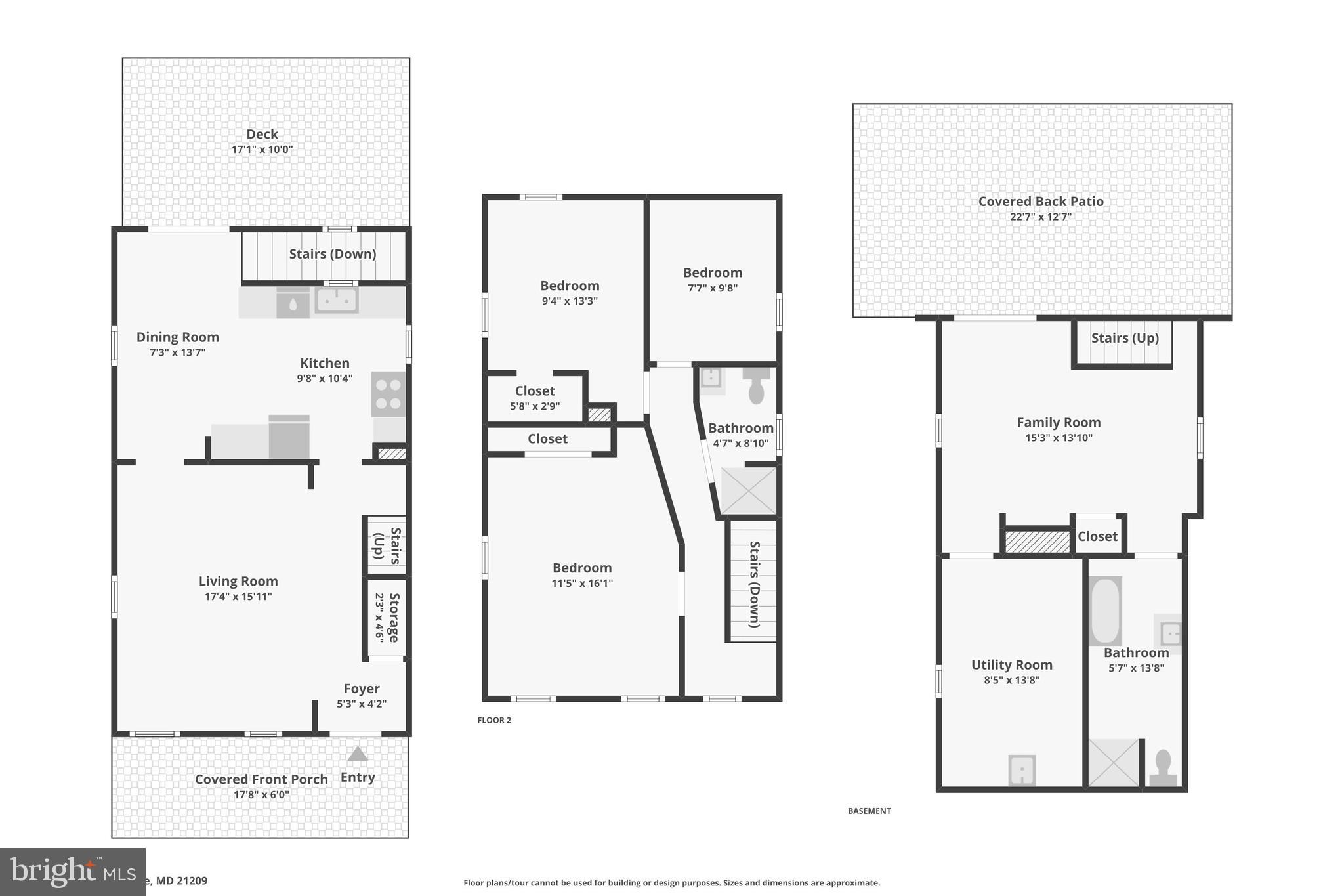5702 Falls Road Baltimore, MD 21209 - Photo 49 of 49 a picture of a floor plan
