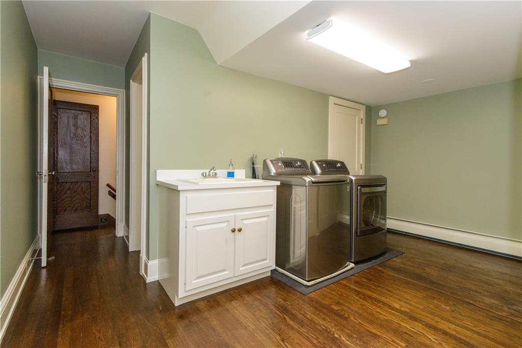 21 Newgate Road Pittsburgh, PA 15202 - Photo 22 of 25 The laundry room is located on the second floor and could be moved to the basement to create a 5th bedroom if needed.