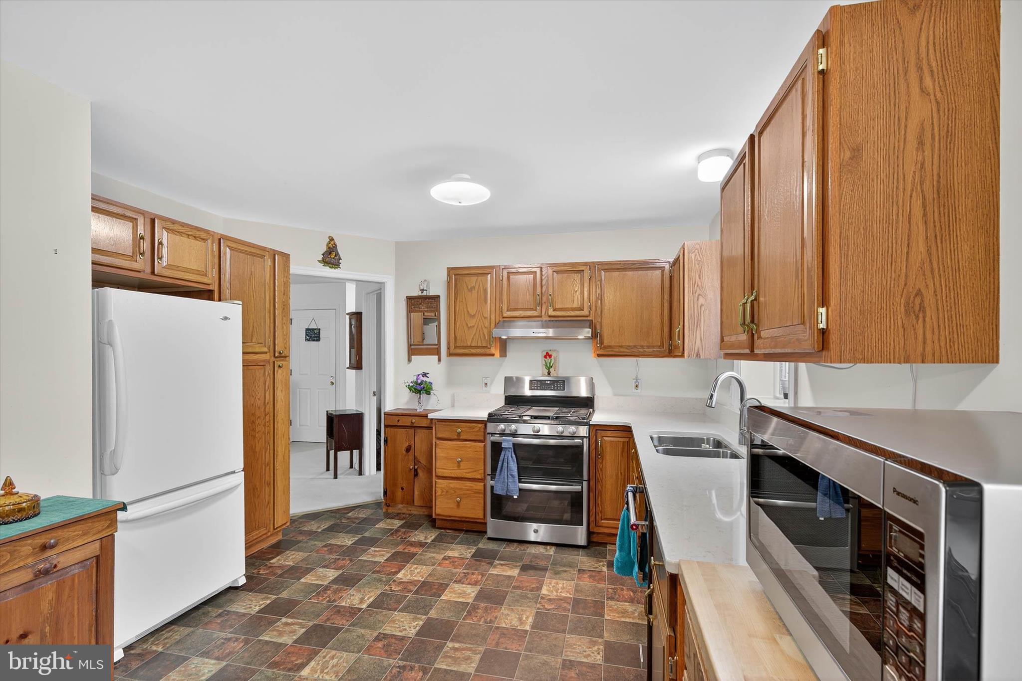 213 East 6th Street Lititz, PA 17543 - Photo 15 of 46 a kitchen with stainless steel appliances granite countertop a refrigerator stove and sink