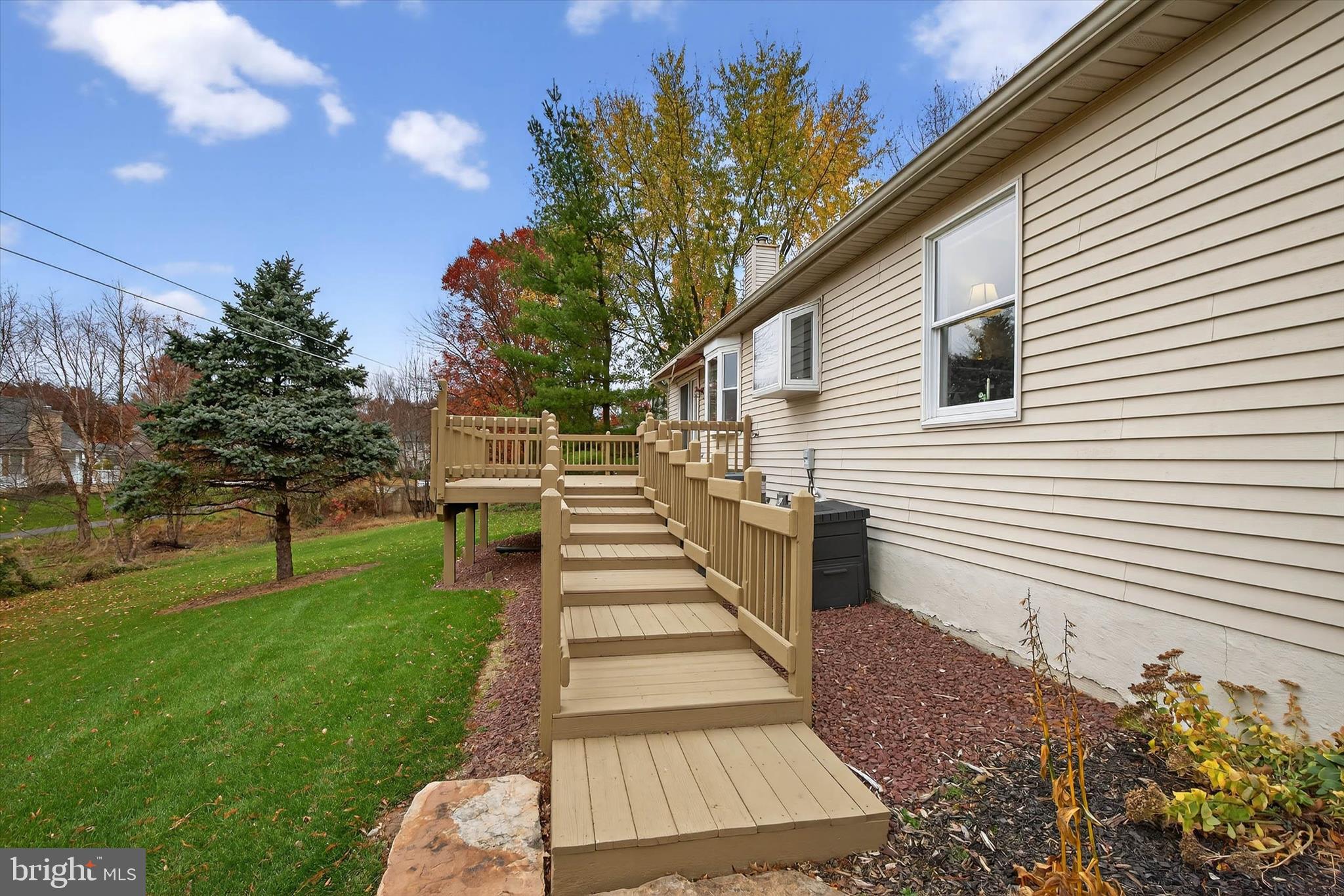 213 East 6th Street Lititz, PA 17543 - Photo 39 of 46 a view of a backyard with sitting area