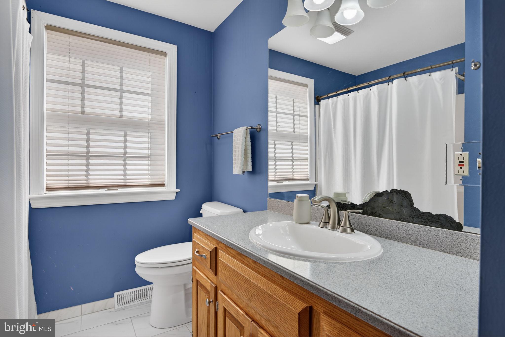 1007 East Walnut Street Lancaster, PA 17602 - Photo 23 of 35 a bathroom with a sink a toilet and a window