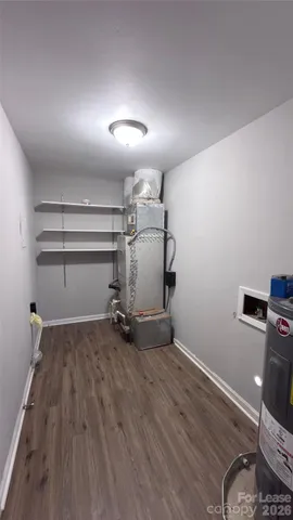 a room with storage and utility