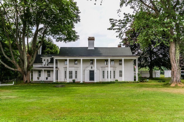 21 Endicott Road Boxford, MA 01921 - Photo 30 of 30 a front view of a house with a garden
