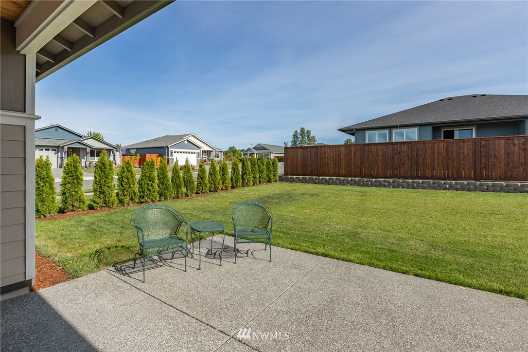 11 Lillian Ridge Court Sequim, WA 98382 - Photo 24 of 30 a view of a backyard with sitting area