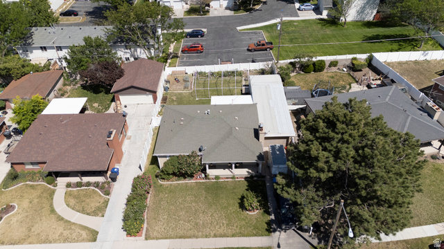 3233 Jean Street Magna, UT 84044 - Photo 30 of 33 Overhead property view featuring a central residence with a detached garage structure
