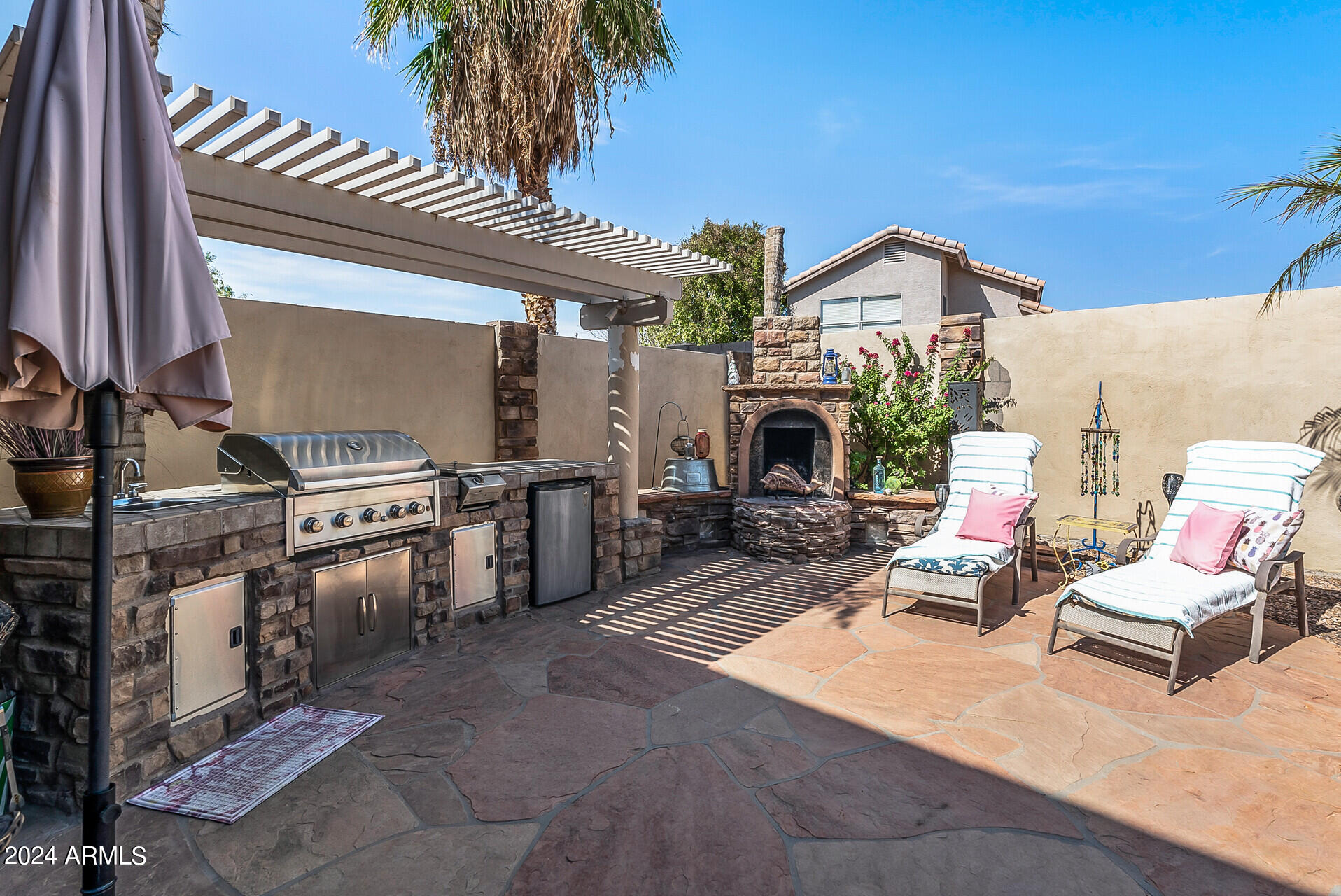 2292 South 155th Lane Goodyear, AZ 85338 - Photo 53 of 59 Fireplace!!