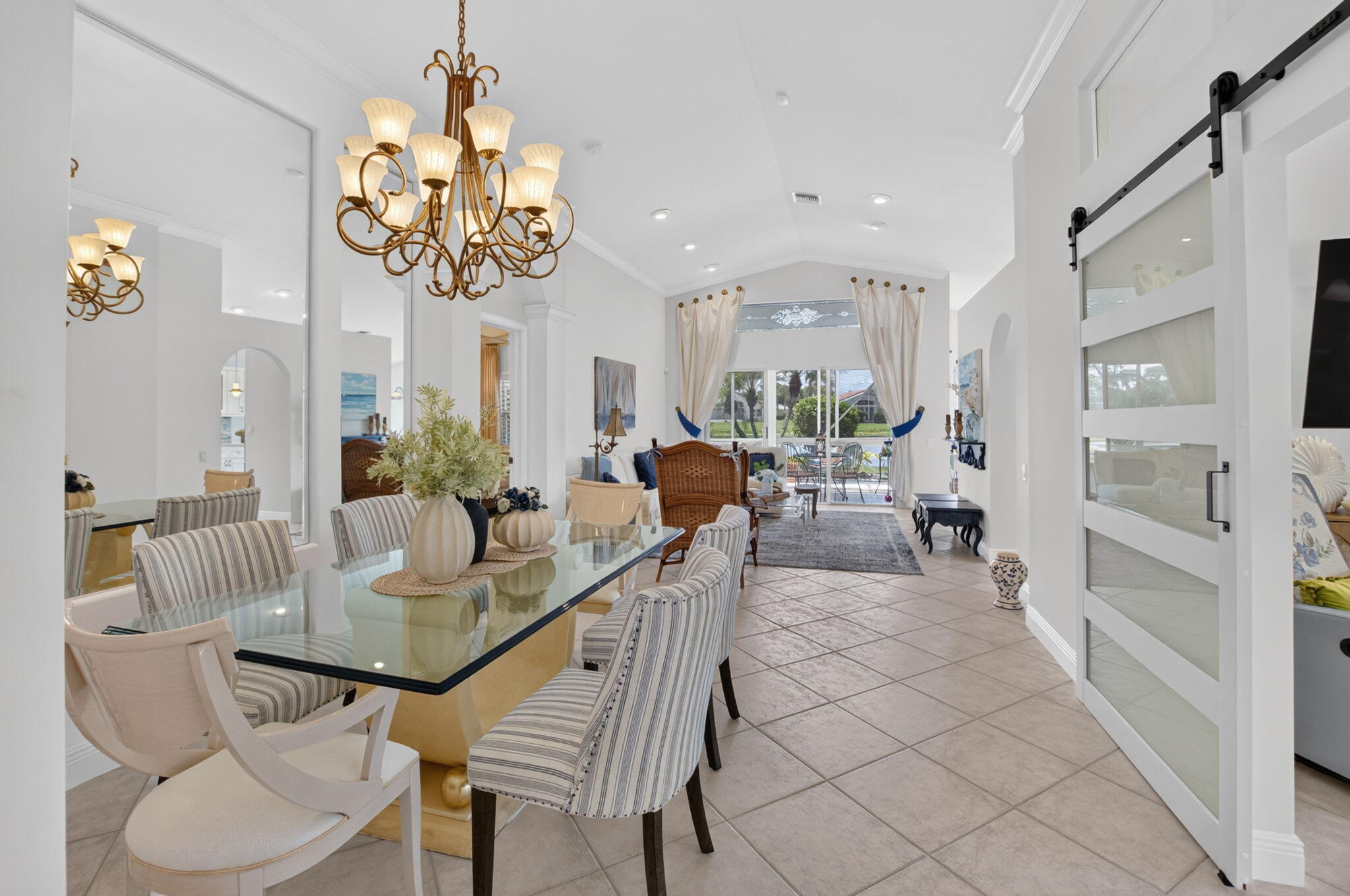 6746 Sun River Road Boynton Beach, FL 33437 - Photo 10 of 72 Dining Room looking into living room