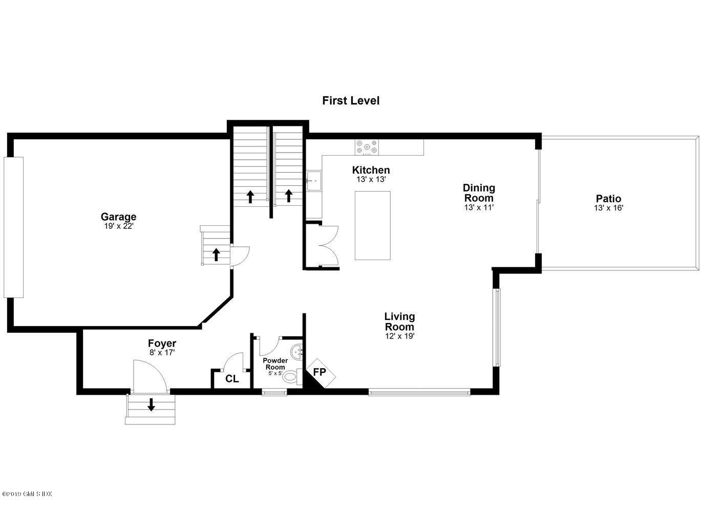 8 Sound Beach Ave Extension, Unit 4 Riverside, CT 06878 - Photo 22 of 25 a picture of a floor plan