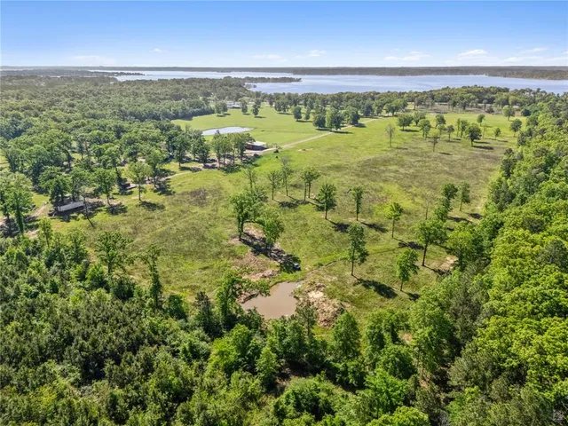 a view of a city with an outdoor space