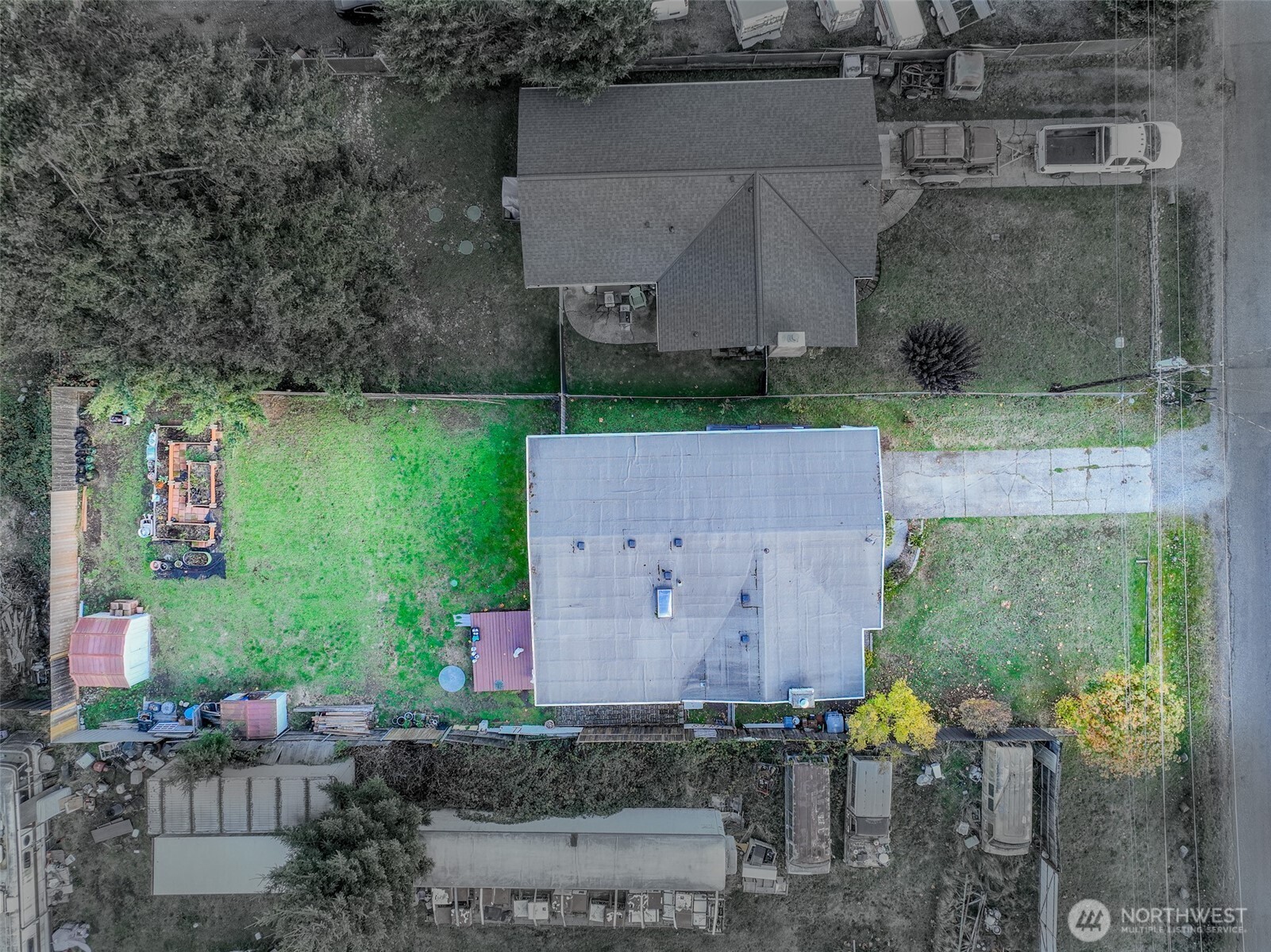 237 167th Street South Spanaway, WA 98387 - Photo 28 of 30 an aerial view of a house with a yard