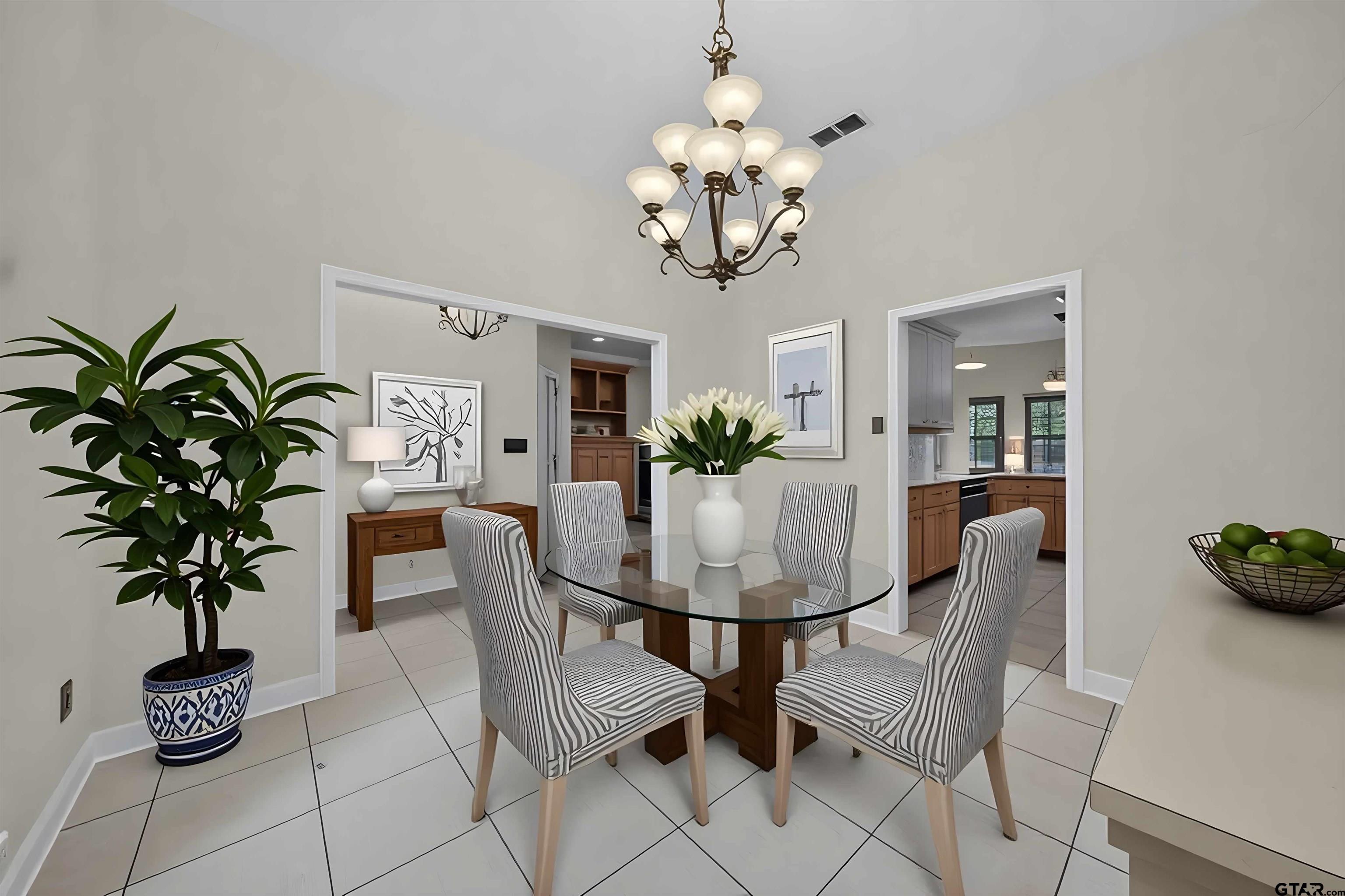 21112 Altuda Lane Flint, TX 75762 - Photo 6 of 48 a view of a dining room with furniture and chandelier