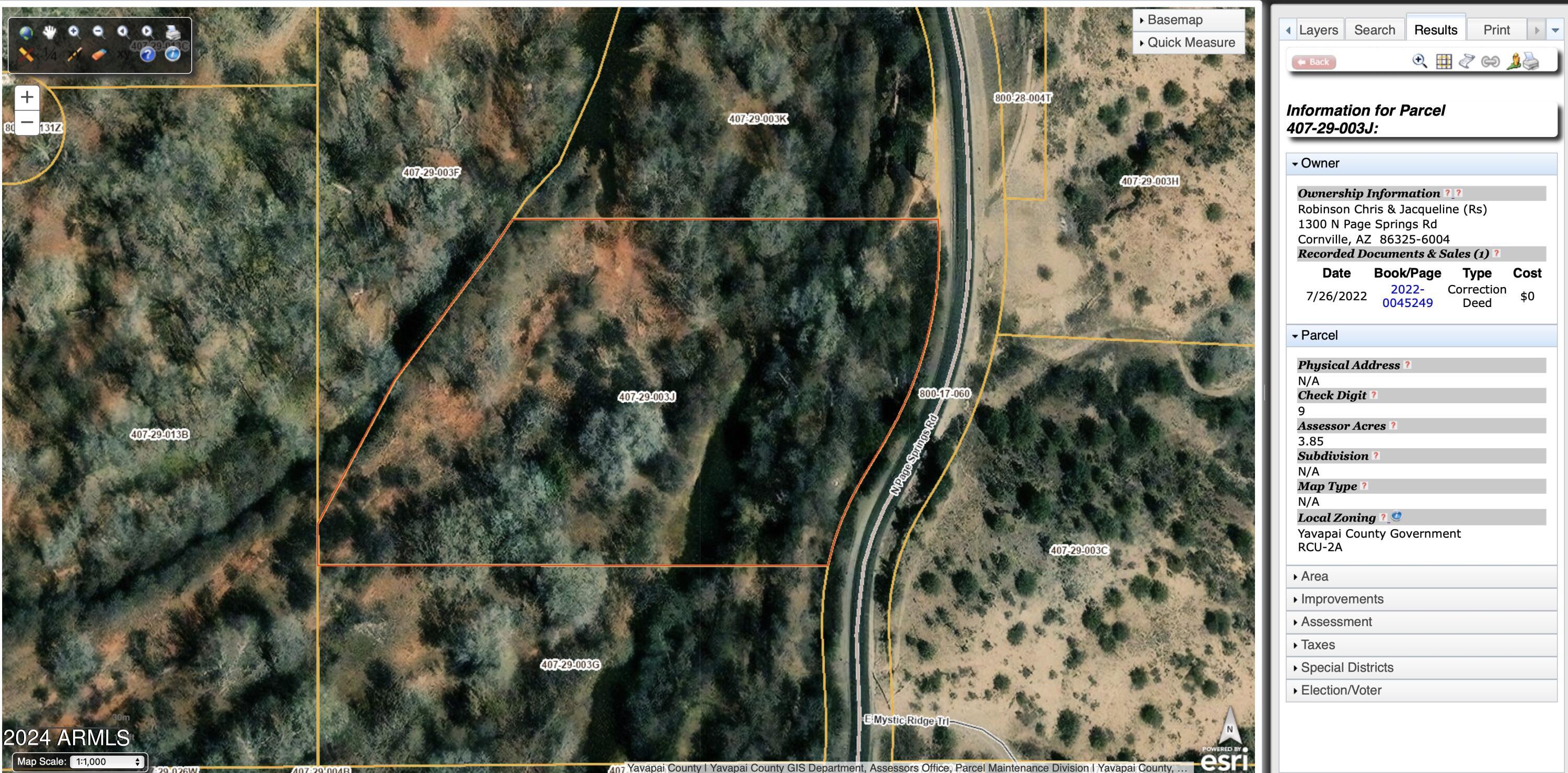 12-xx North Page Springs Road Cornville, AZ 86325 - Photo 3 of 11 a view of a mirror