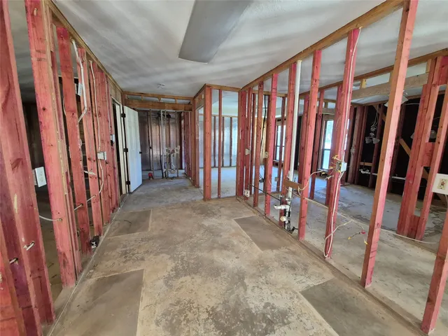 a view of an entryway with hardwood