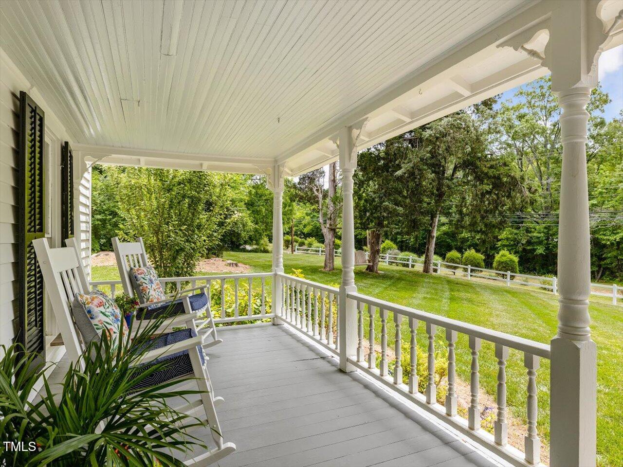 967 Bynum Road Pittsboro, NC 27312 - Photo 13 of 100 a view of deck with furniture and garden