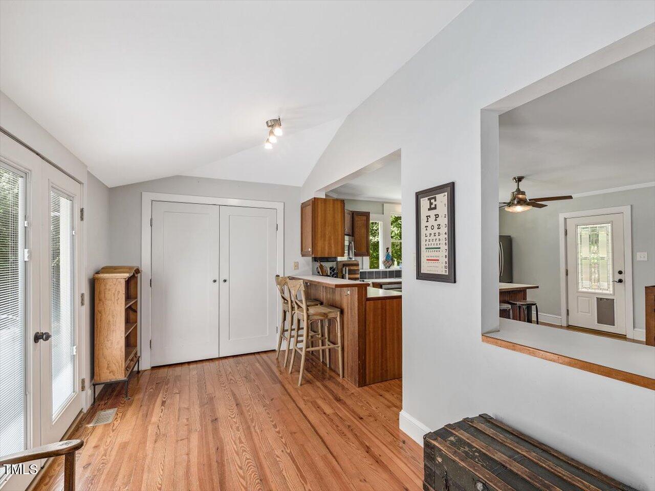 967 Bynum Road Pittsboro, NC 27312 - Photo 47 of 100 a view of kitchen with furniture and wooden floor