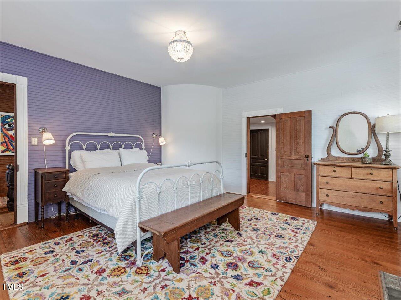 967 Bynum Road Pittsboro, NC 27312 - Photo 69 of 100 a bedroom with a bed and a dresser