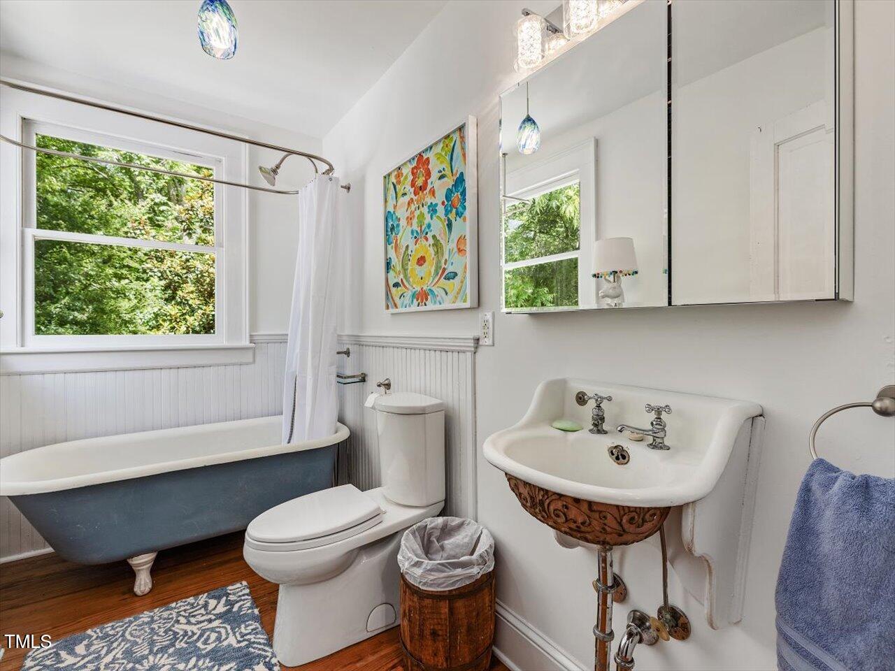 967 Bynum Road Pittsboro, NC 27312 - Photo 74 of 100 a bathroom with a sink and a toilet