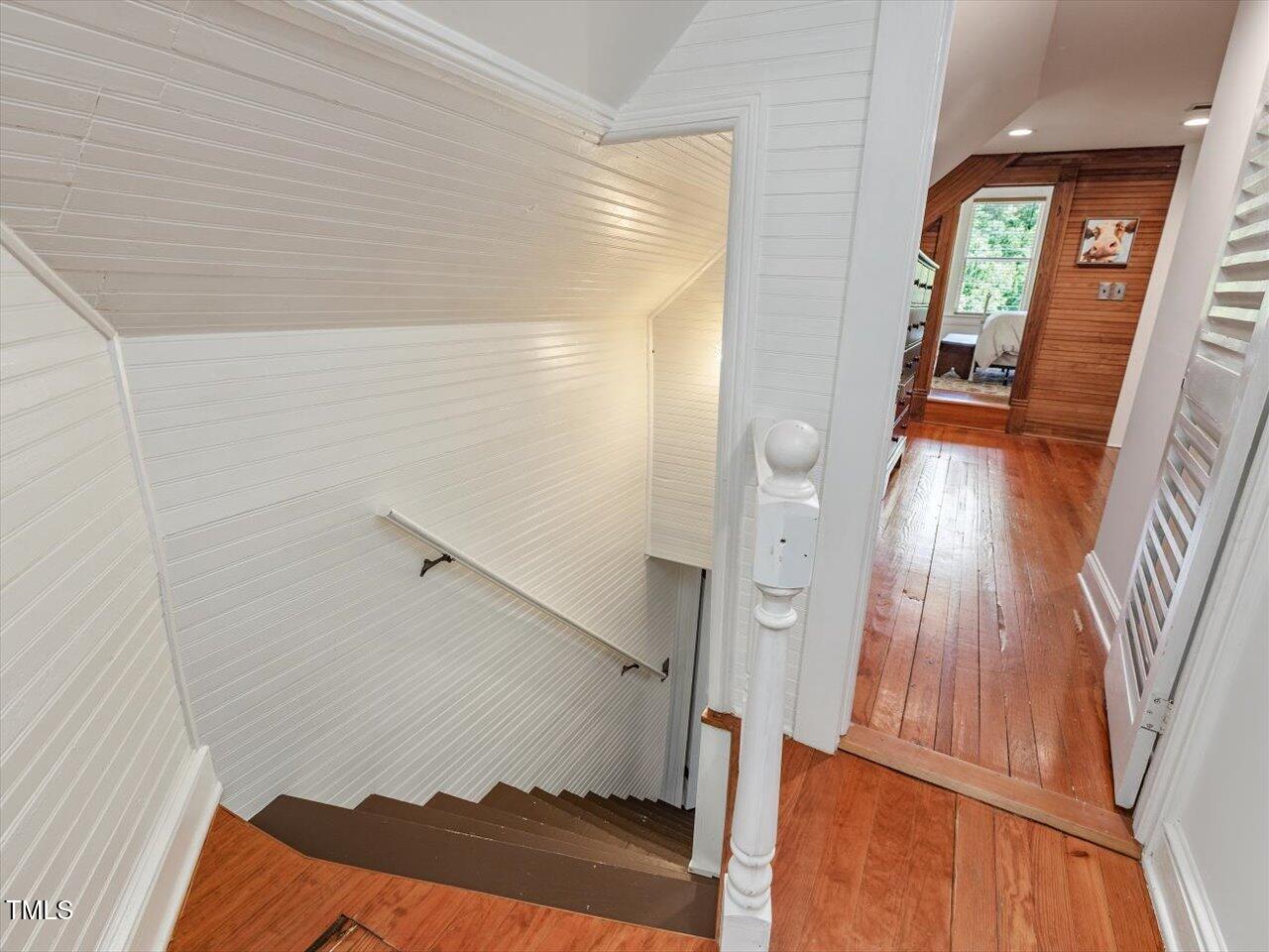 967 Bynum Road Pittsboro, NC 27312 - Photo 84 of 100 a view of entryway and hall with wooden floor