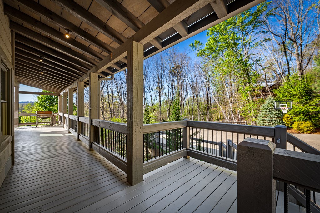239 Covered Bridge Lane Cherry Log, GA 30522 - Photo 43 of 50 a view of a balcony with wooden floor