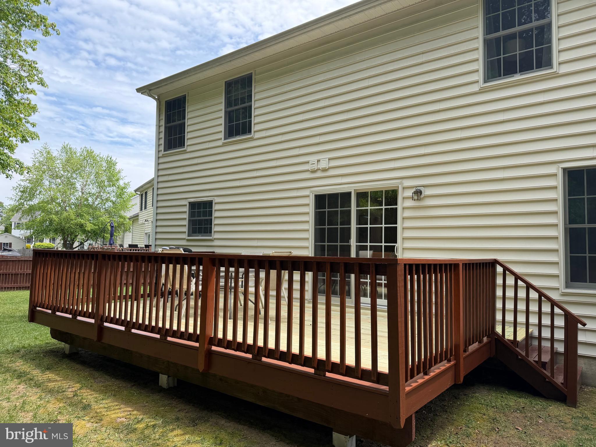 112 Rilian Court Grasonville, MD 21638 - Photo 36 of 55 a view of a porch with a wooden fence