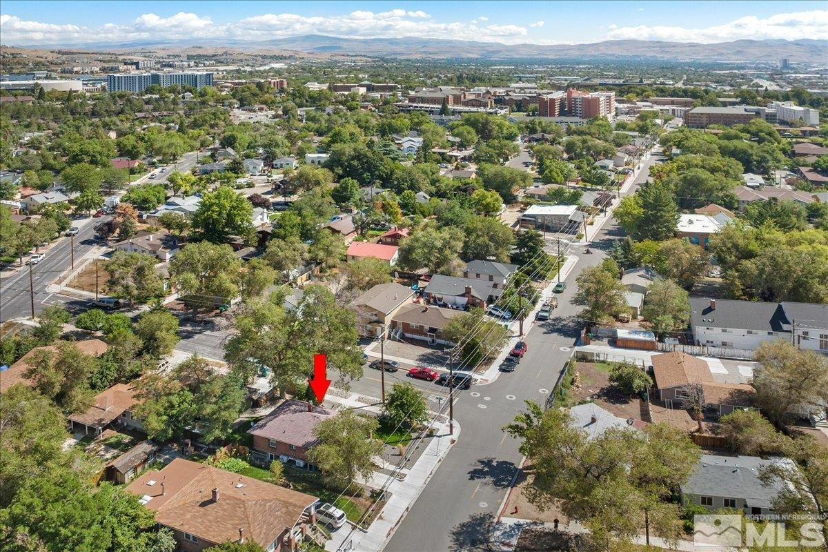 609 West 11th Street Reno, NV 89503 - Photo 2 of 29 an aerial view of residential houses with outdoor space