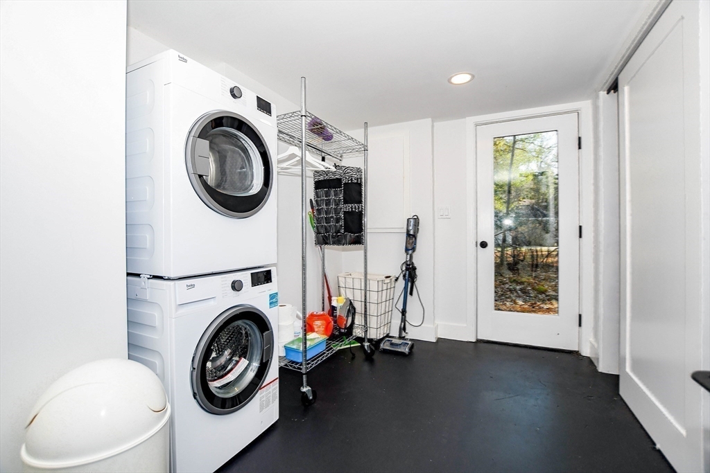 44 Register Road Marion, MA 02738 - Photo 33 of 38 a view of storage and utility room with washer and dryer