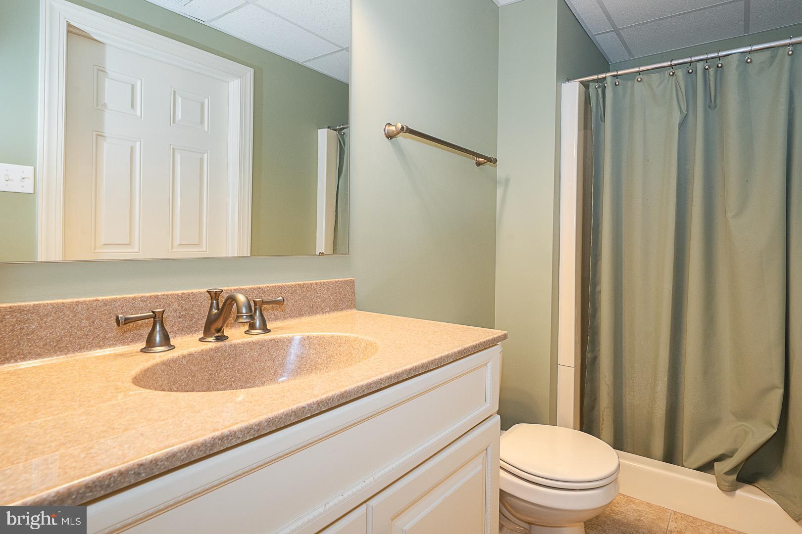 1545 Morstein Road Malvern, PA 19355 - Photo 34 of 41 a bathroom with a sink a toilet a mirror and shower curtain