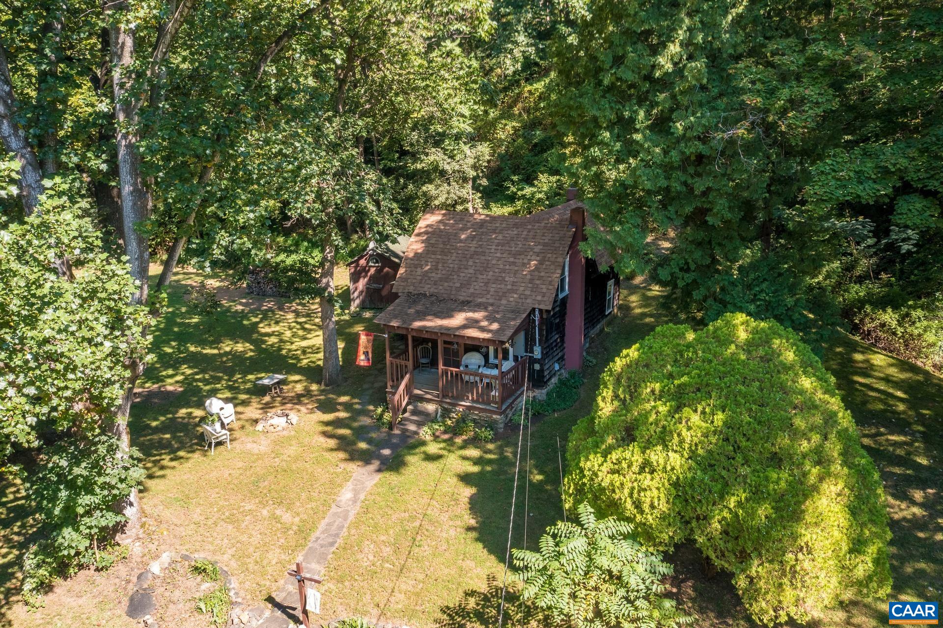 2960 Beech Grove Road Roseland, VA 22967 - Photo 9 of 73 an aerial view of a house with a yard