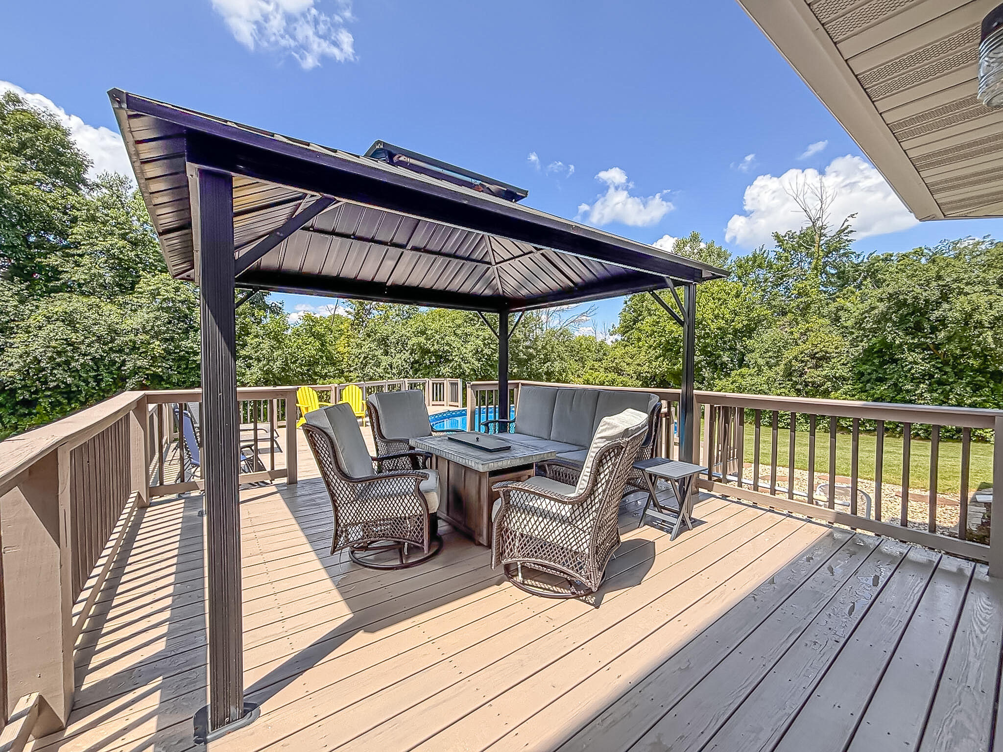 N5833 County Rd F Concord, WI 53178 - Photo 35 of 55 Deck/Pergola